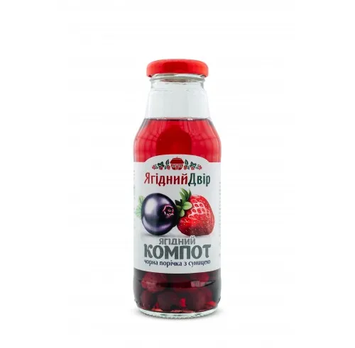 Berry compote BLACK CURRANT WITH STRAWBERRY